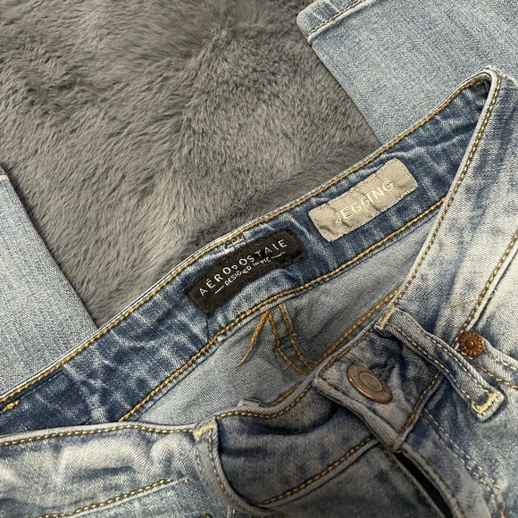 Aeropostale NYC blue jeans Denim Jegging Sz. 000 Reg. 26” waist - Picture 2 of 6